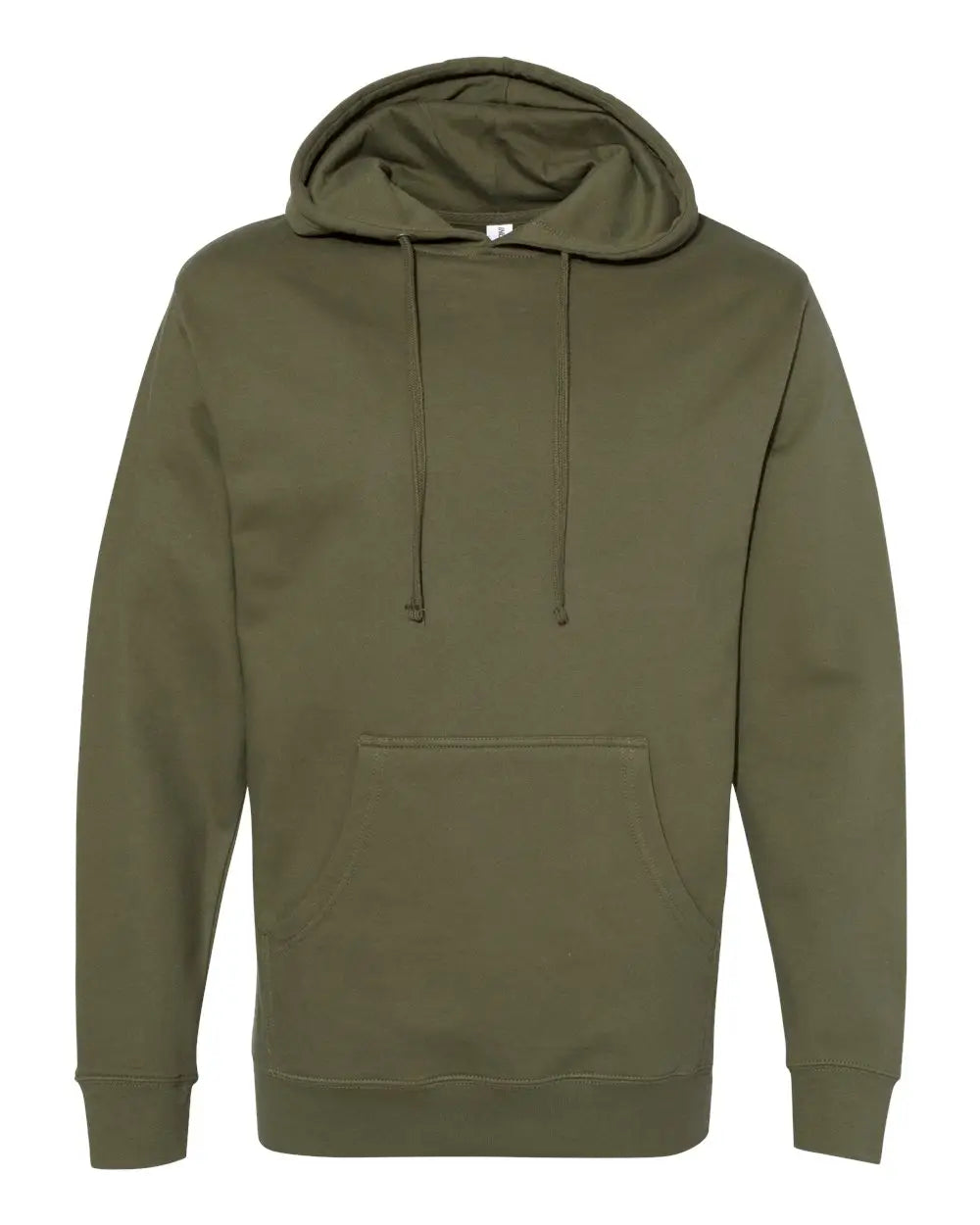 Independent Trading Co. Ss4500 Midweight Hooded Sweatshirt - Army - Olive / Xs