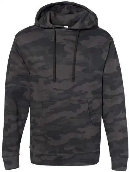 Independent Trading co Ss4500 Midweight Hooded Sweatshirt Black Camo