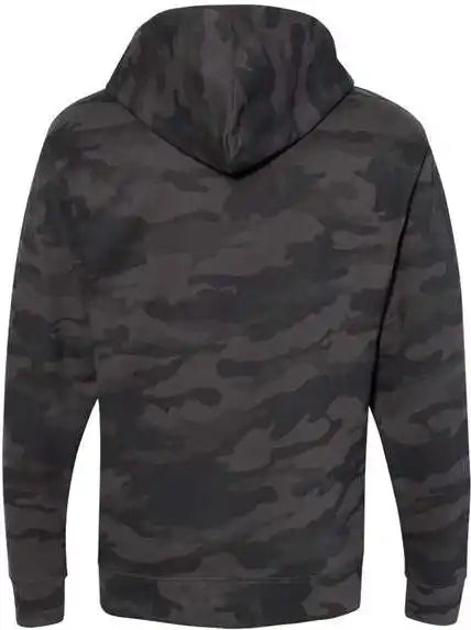 Independent Trading co Ss4500 Midweight Hooded Sweatshirt Black Camo