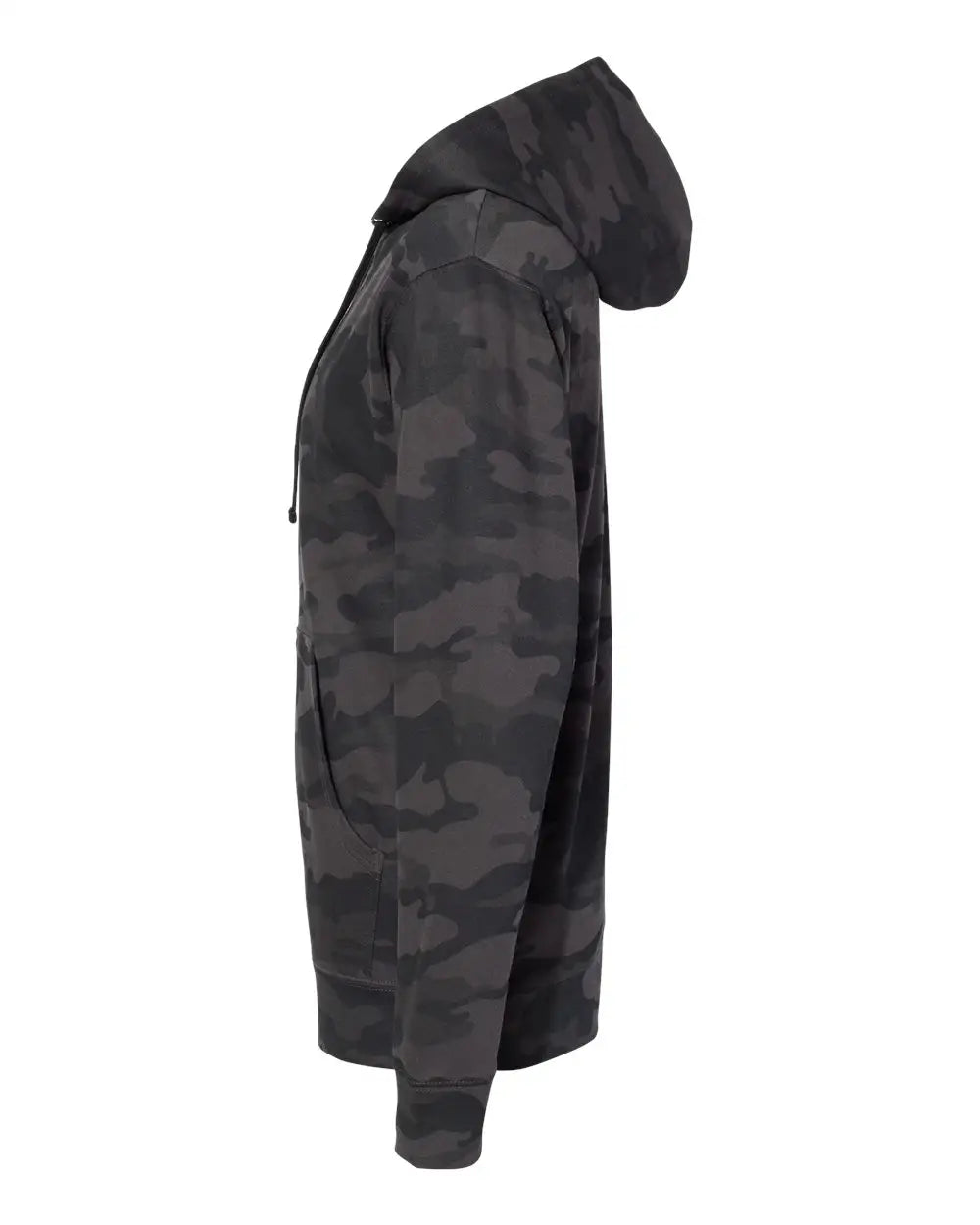 Independent Trading Co. Ss4500 Midweight Hooded Sweatshirt - Black Camo
