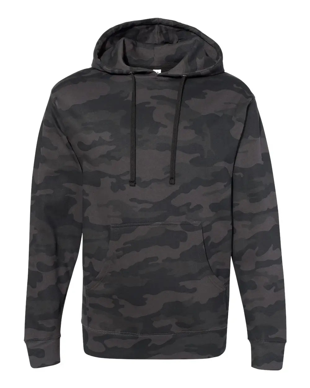 Independent Trading Co. Ss4500 Midweight Hooded Sweatshirt - Black Camo - Xs