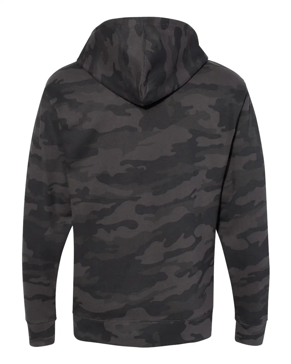 Independent Trading Co. Ss4500 Midweight Hooded Sweatshirt - Black Camo - Xs