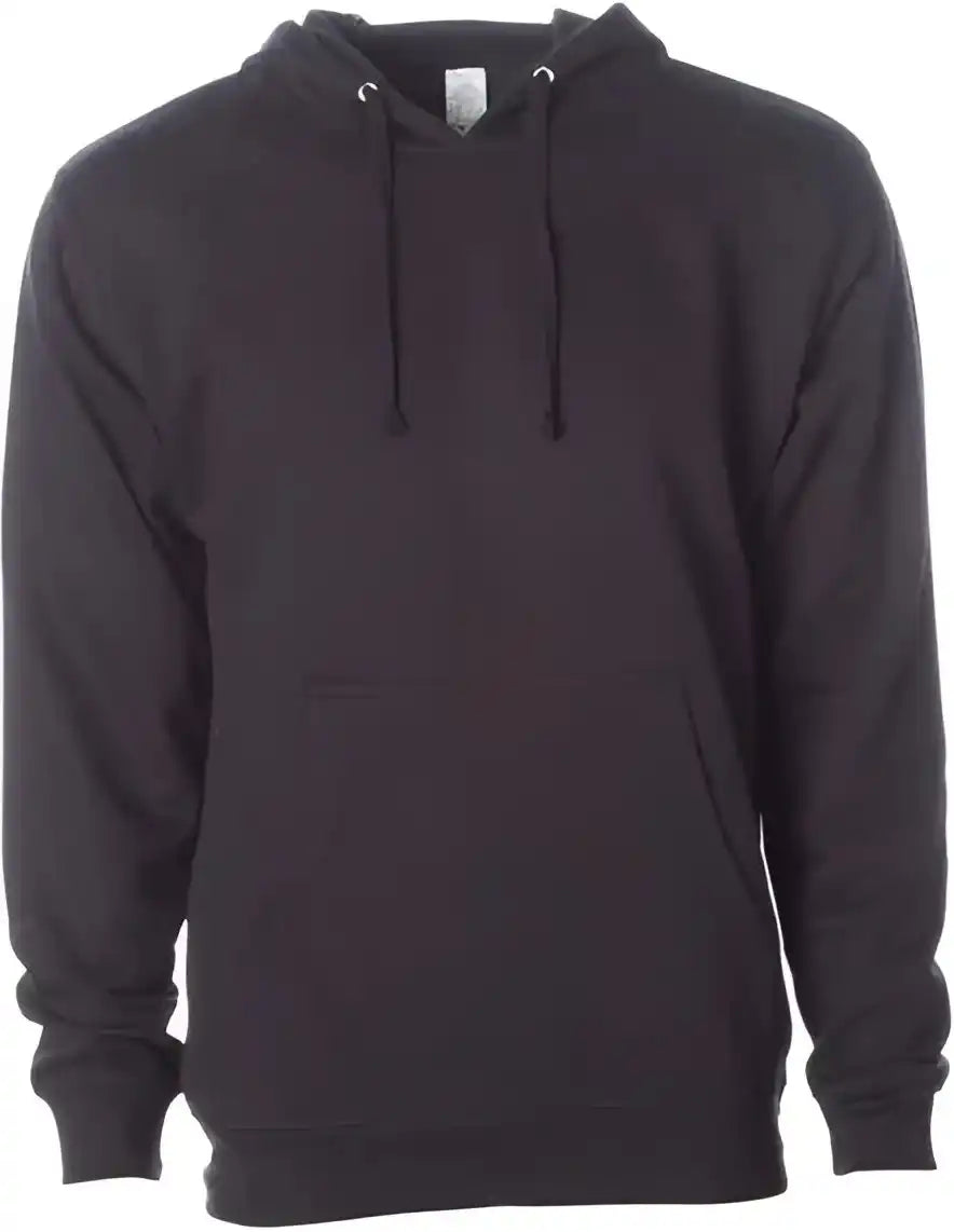 Independent Trading co Ss4500 Midweight Hooded Sweatshirt Black