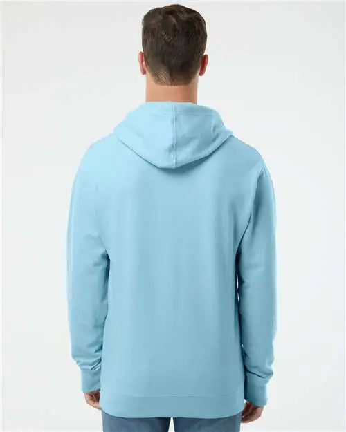 Independent Trading Co. Ss4500 Midweight Hooded Sweatshirt - Blue Aqua