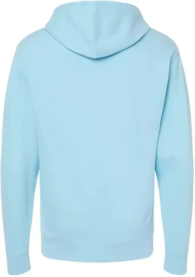 Independent Trading co Ss4500 Midweight Hooded Sweatshirt Blue Aqua