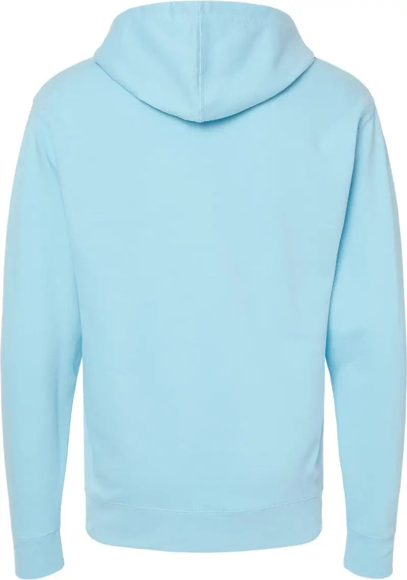 Independent Trading Co. Ss4500 Midweight Hooded Sweatshirt - Blue Aqua