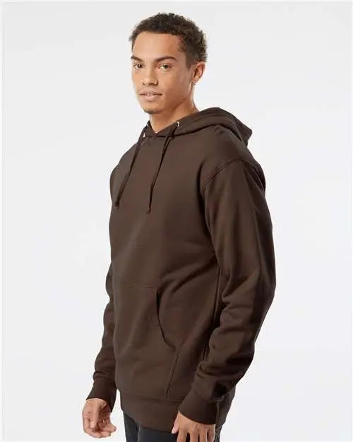 Independent Trading Co. Ss4500 Midweight Hooded Sweatshirt - Brown