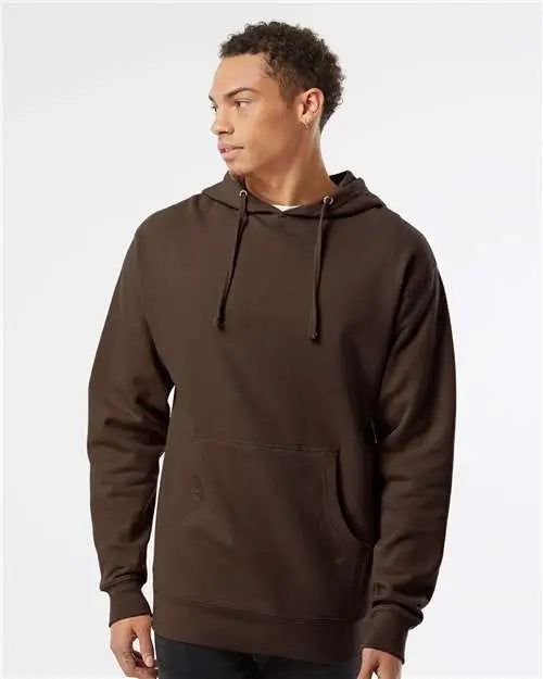 Independent Trading Co. Ss4500 Midweight Hooded Sweatshirt - Brown