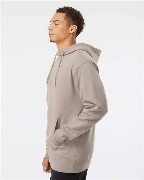 Independent Trading Co. Ss4500 Midweight Hooded Sweatshirt - Cement