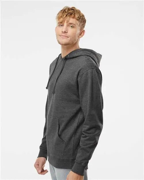 Independent Trading Co. Ss4500 Midweight Hooded Sweatshirt - Charcoal Heather
