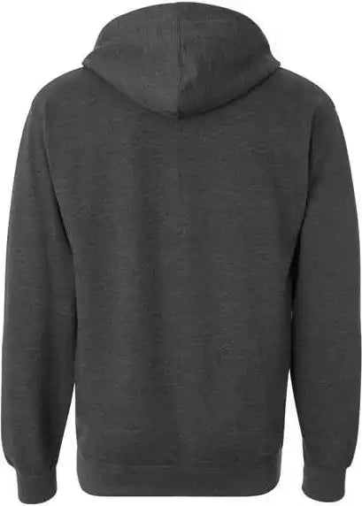 Independent Trading co Ss4500 Midweight Hooded Sweatshirt Charcoal Heather