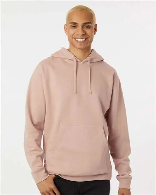 Independent Trading Co. Ss4500 Midweight Hooded Sweatshirt - Dusty Pink
