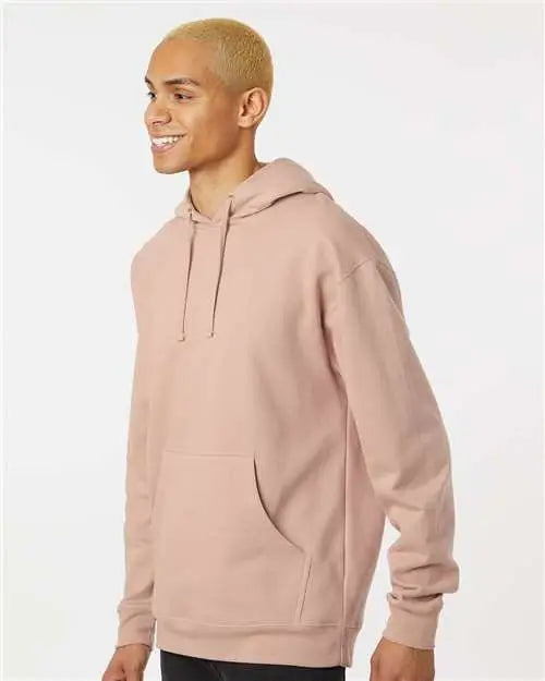 Independent Trading Co. Ss4500 Midweight Hooded Sweatshirt - Dusty Pink