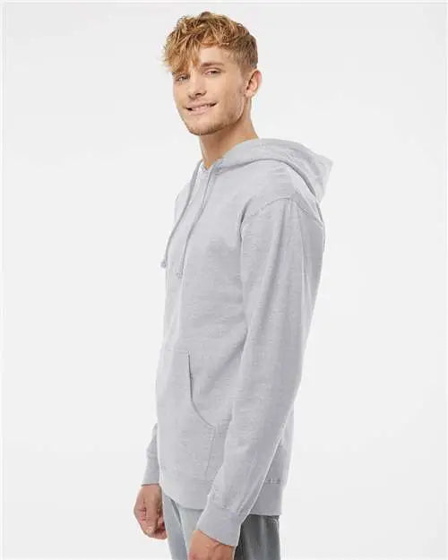 Independent Trading Co. Ss4500 Midweight Hooded Sweatshirt - Grey Heather