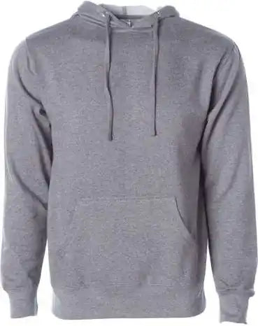 Independent Trading co Ss4500 Midweight Hooded Sweatshirt Gunmetal Heather