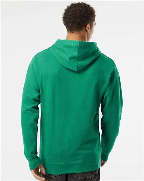 Independent Trading Co. Ss4500 Midweight Hooded Sweatshirt - Kelly Green Heather