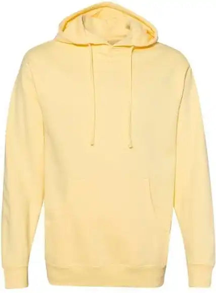 Independent Trading co Ss4500 Midweight Hooded Sweatshirt Light Yellow