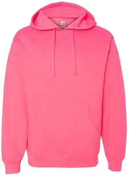 Independent Trading co Ss4500 Midweight Hooded Sweatshirt Neon Pink