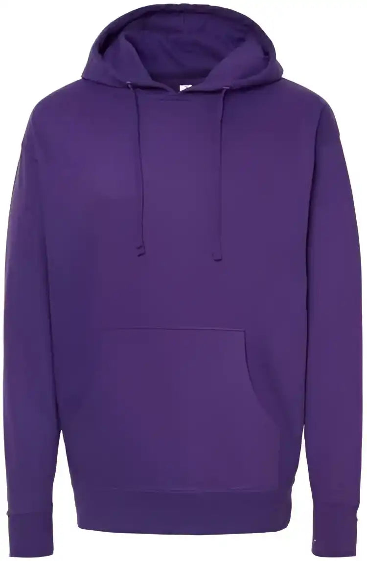 Independent Trading co Ss4500 Midweight Hooded Sweatshirt Purple