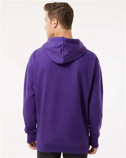 Independent Trading Co. Ss4500 Midweight Hooded Sweatshirt - Purple