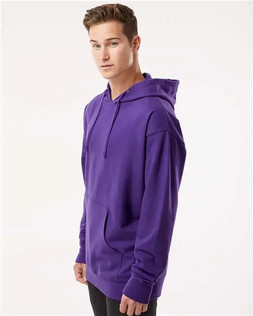 Independent Trading Co. Ss4500 Midweight Hooded Sweatshirt - Purple