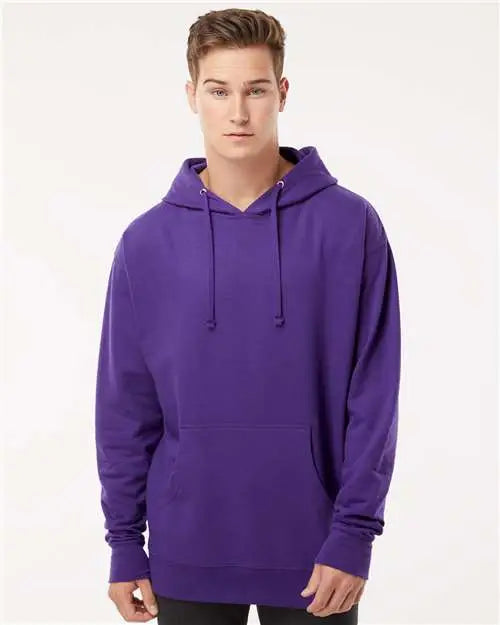 Independent Trading Co. Ss4500 Midweight Hooded Sweatshirt - Purple