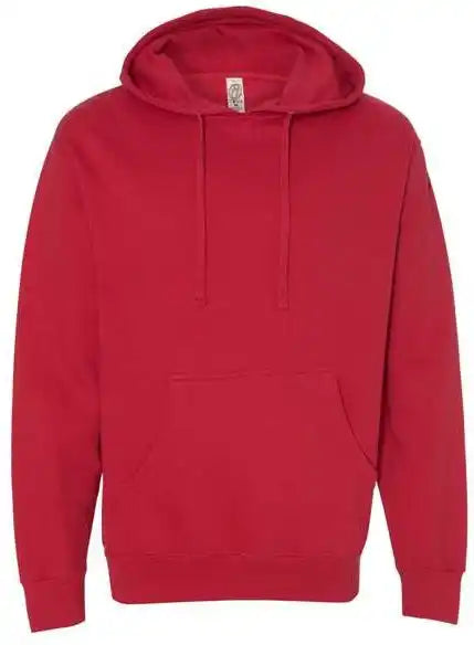 Independent Trading co Ss4500 Midweight Hooded Sweatshirt Red
