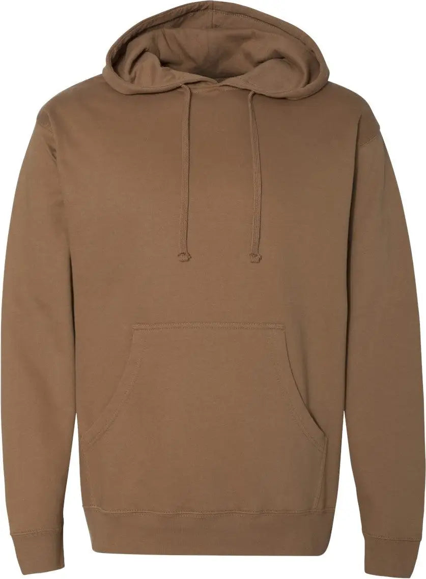 Independent Trading Co. Ss4500 Midweight Hooded Sweatshirt - Saddle - Brown / Xs