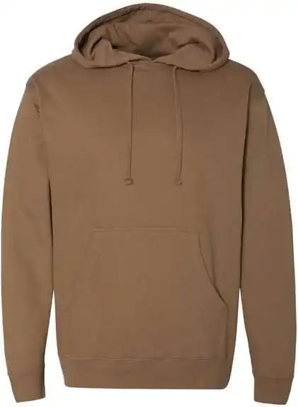 Independent Trading co Ss4500 Midweight Hooded Sweatshirt Saddle