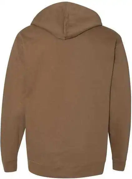 Independent Trading co Ss4500 Midweight Hooded Sweatshirt Saddle