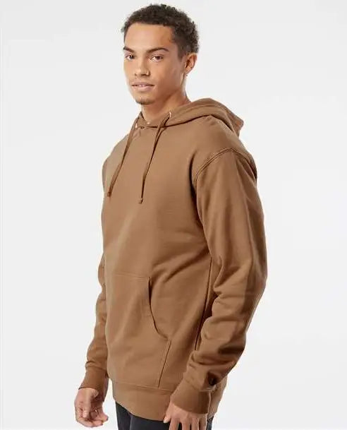 Independent Trading Co. Ss4500 Midweight Hooded Sweatshirt - Saddle