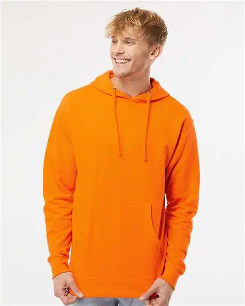 Independent Trading Co. Ss4500 Midweight Hooded Sweatshirt - Safety Orange