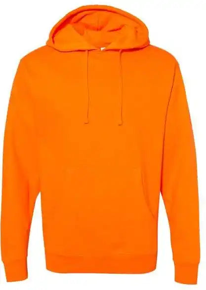 Independent Trading co Ss4500 Midweight Hooded Sweatshirt Safety Orange
