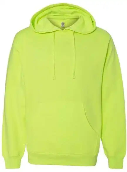 Independent Trading co Ss4500 Midweight Hooded Sweatshirt - Safety Yellow