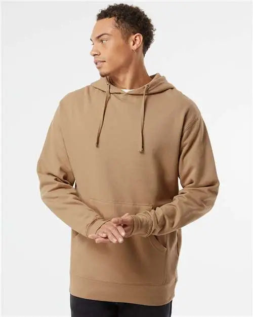 Independent Trading Co. Ss4500 Midweight Hooded Sweatshirt - Sandstone