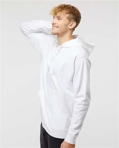 Independent Trading Co. Ss4500 Midweight Hooded Sweatshirt - White