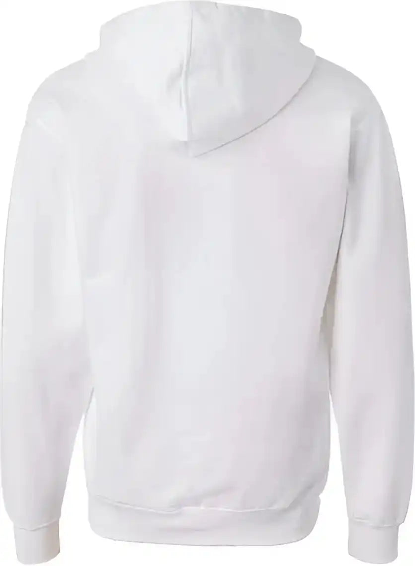 Independent Trading co Ss4500z Midweight Full Zip Hooded Sweatshirt White