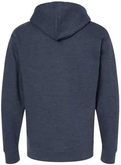 Independent Trading co Ss4500z Midweight Full-zip Hooded Sweatshirt - Classic Navy Heather