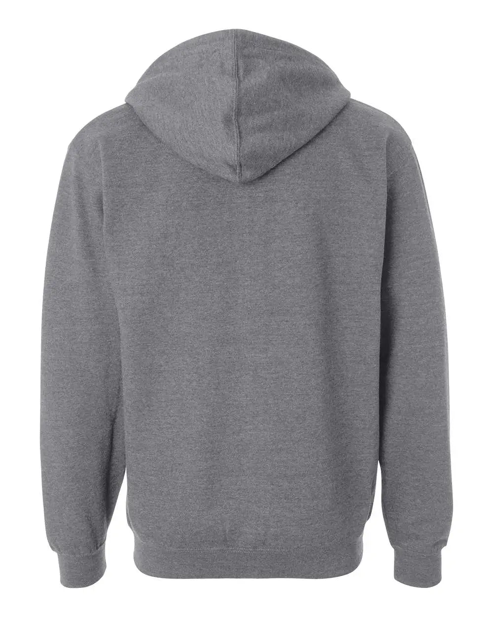 Independent Trading Co. Ss4500z Midweight Full-zip Hooded Sweatshirt - Gunmetal Heather