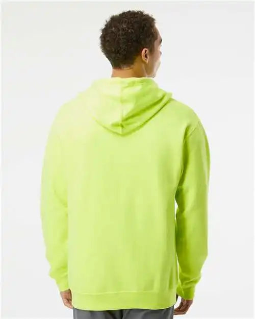 Independent Trading Co. Ss4500z Midweight Full-zip Hooded Sweatshirt - Safety Yellow