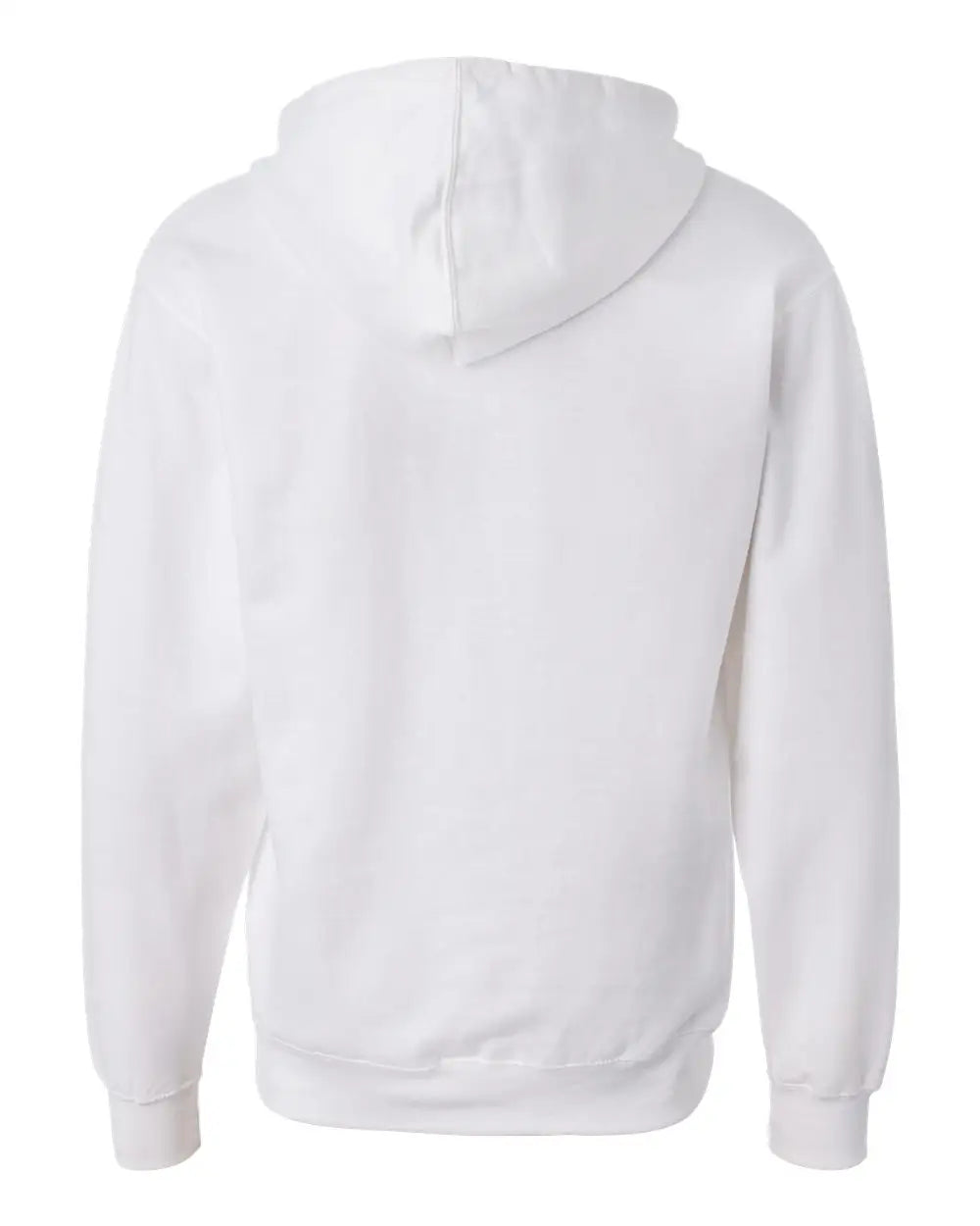 Independent Trading Co. Ss4500z Midweight Full-zip Hooded Sweatshirt - White