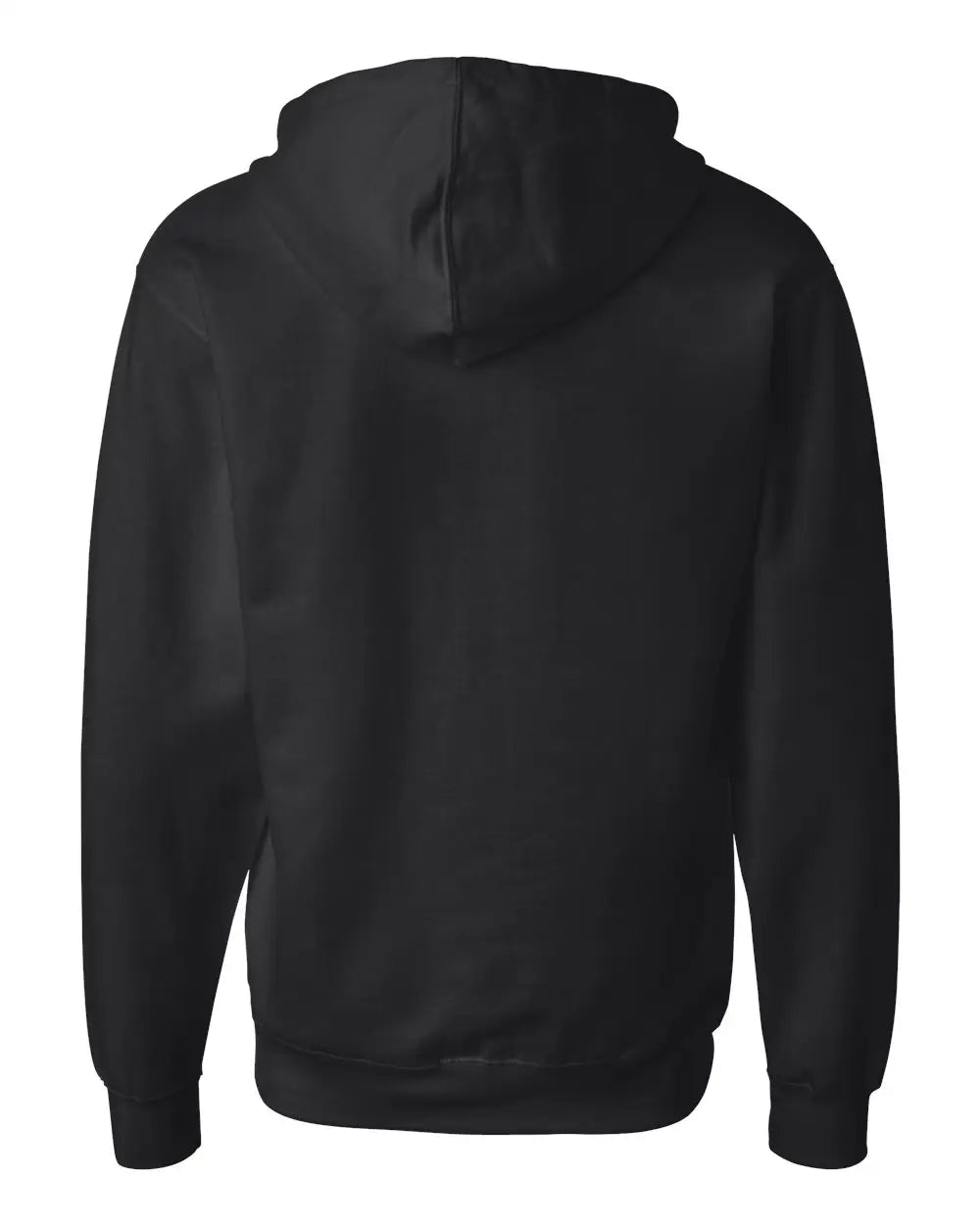 Independent Trading Co. Ss4500z Midweight Full-zip Hooded Sweatshirt - Black - Xs