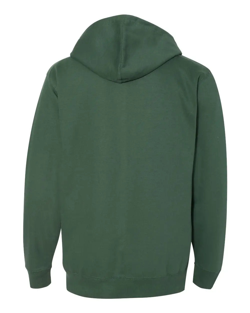 Independent Trading Co. Ss4500z Midweight Full-zip Hooded Sweatshirt - Alpine Green