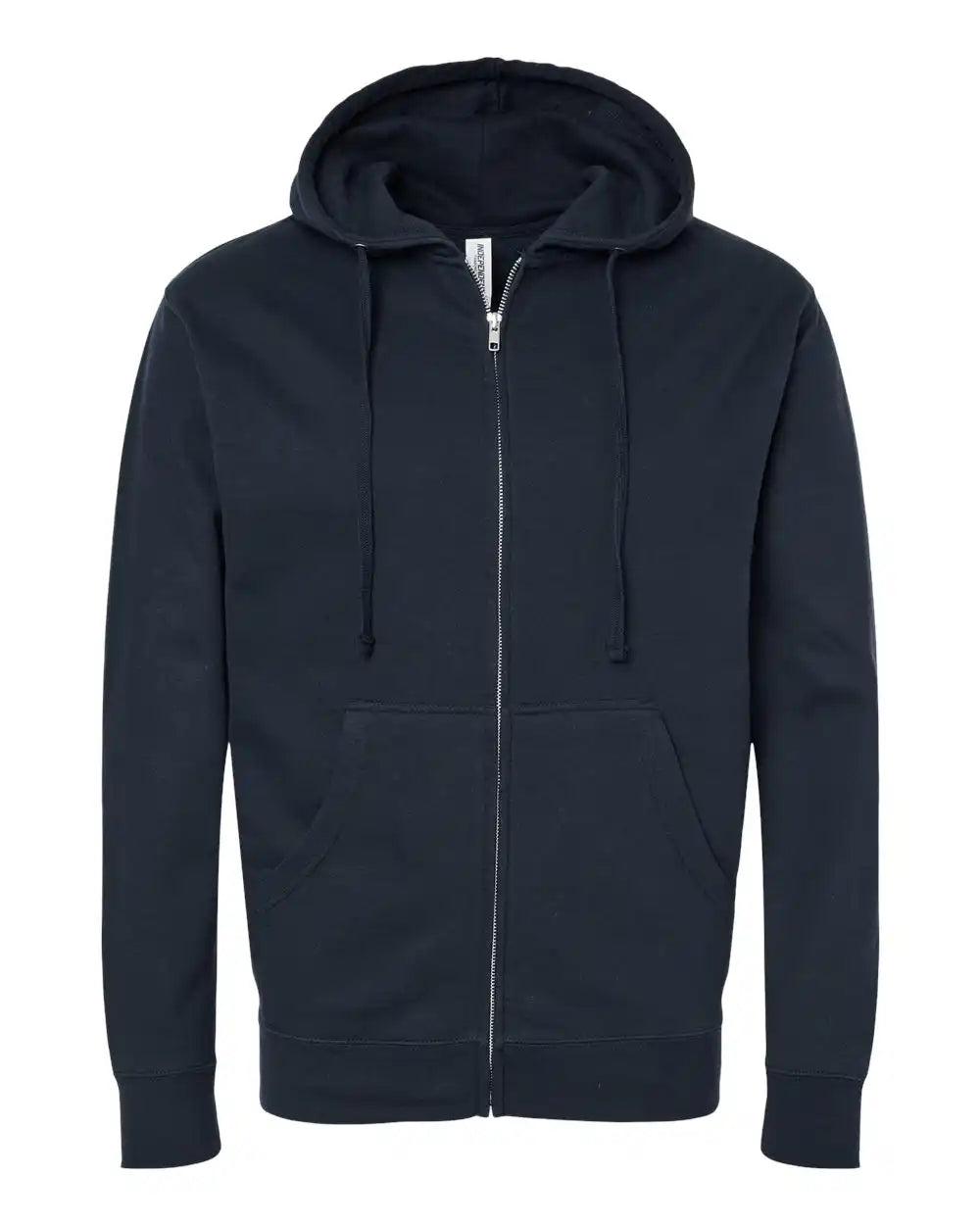 Independent Trading Co. Ss4500z Midweight Full-zip Hooded Sweatshirt - Classic Navy - Xs