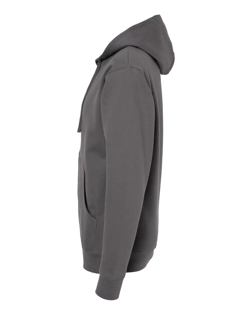 Independent Trading Co. Ss4500z Midweight Full-zip Hooded Sweatshirt - Charcoal