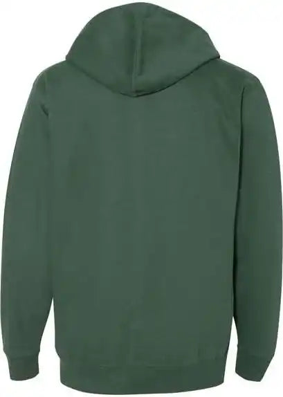 Independent Trading co Ss4500z Midweight Full-zip Hooded Sweatshirt - Alpine Green
