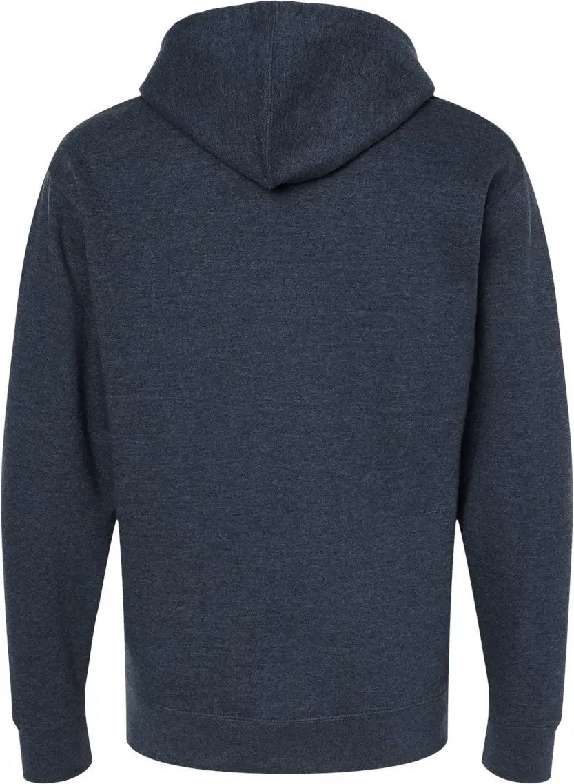 Independent Trading Co. Ss4500z Midweight Full-zip Hooded Sweatshirt - Classic Navy Heather