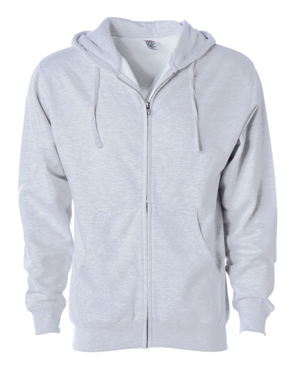 Independent Trading Co. Ss4500z Unisex Midweight Full-zip Hooded Sweatshirt - Ash Heather