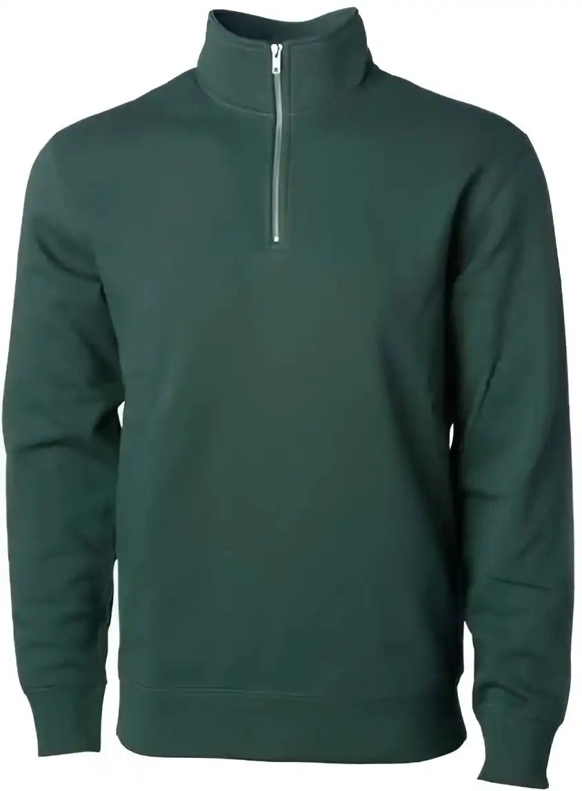 Independent Trading co Ss4600qz Midweight Quarter-zip Pullover - Alpine Green
