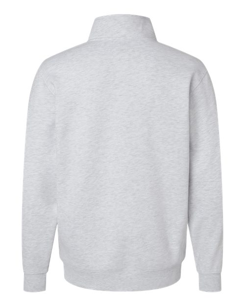 Independent Trading Co. Ss4600qz Midweight Quarter-zip Pullover - Ash Heather